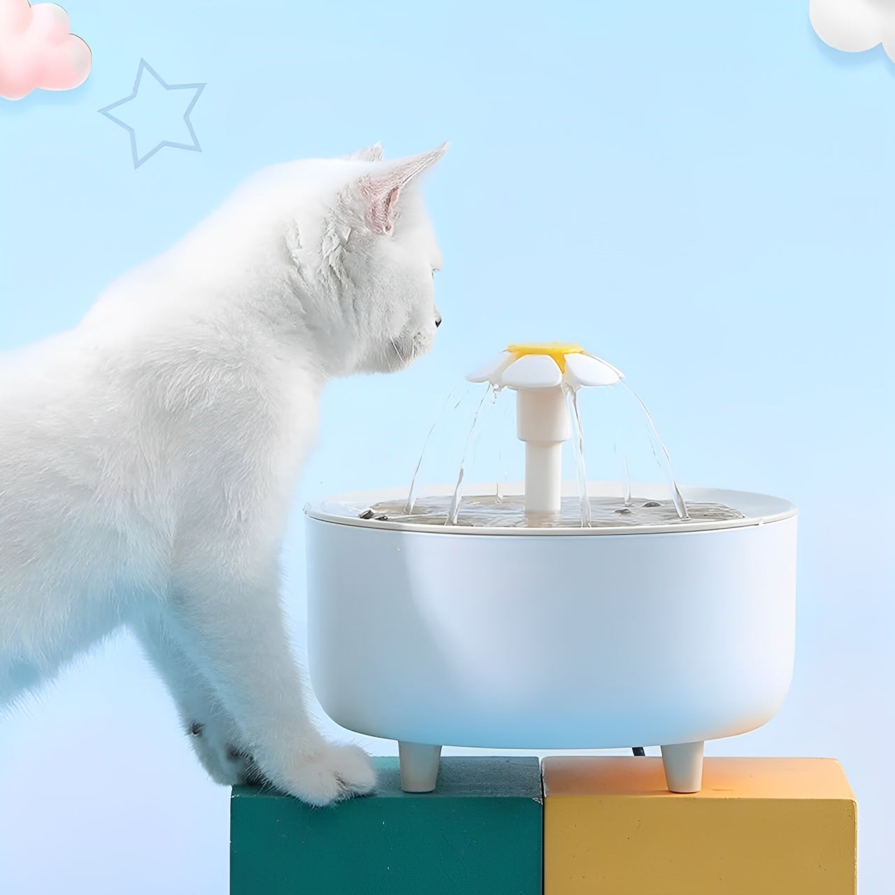 Cat Water Fountain Auto Filter USB 1200mL