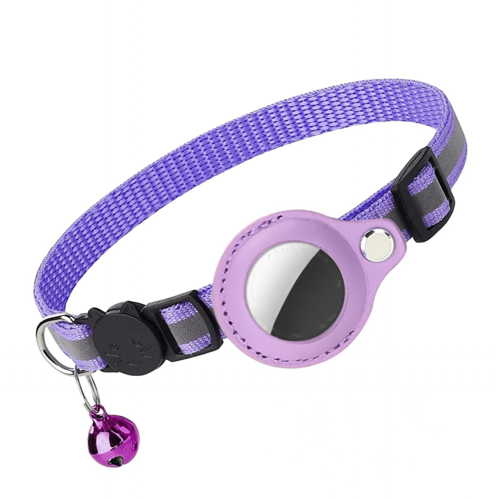 Cat Collar Reflective AirTag Holder