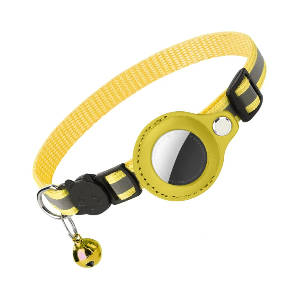 Cat Collar Reflective AirTag Holder