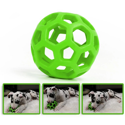 Dog Toy Rubber Ball With Bell 3 pieces