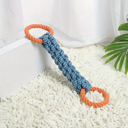Durable Double-Ring Dog Rope Toy