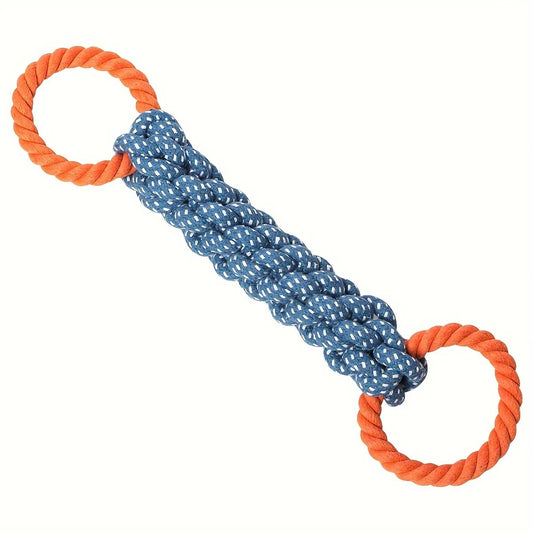 Durable Double-Ring Dog Rope Toy